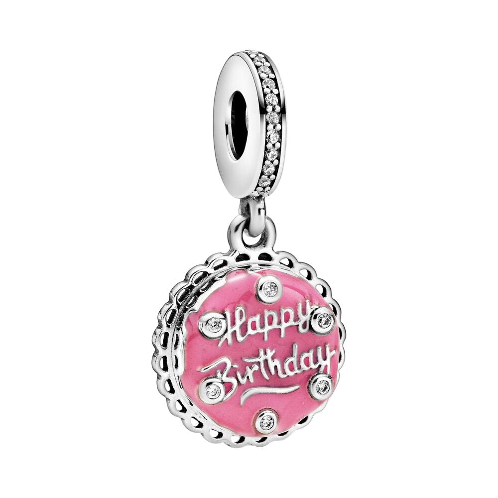 The Celebration – Pink Birthday Cake Dangle Charm