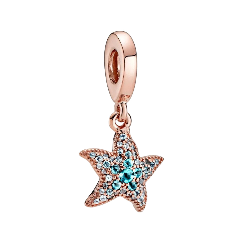 The Starlit Starfish Charm