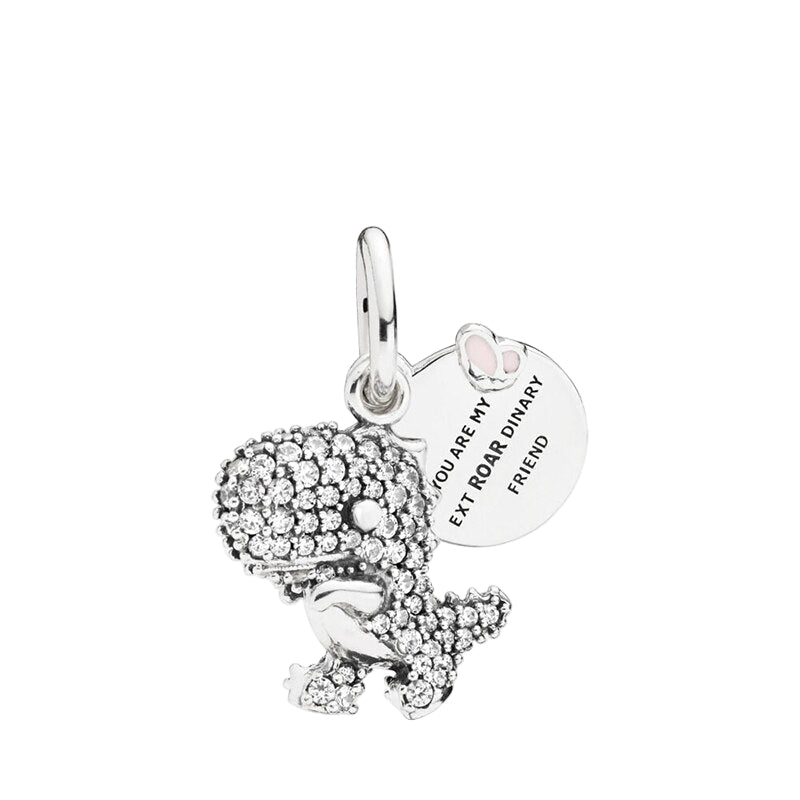 The Frostbite – Ice Dinosaur Dangle Charm