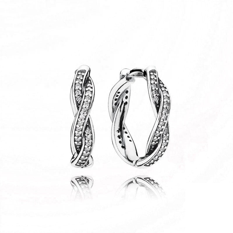 The Twist of Fate Hoop Earrings