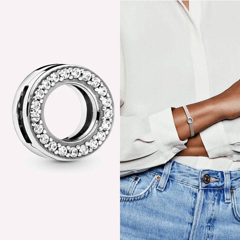 The Halo Pavé Clip Charm