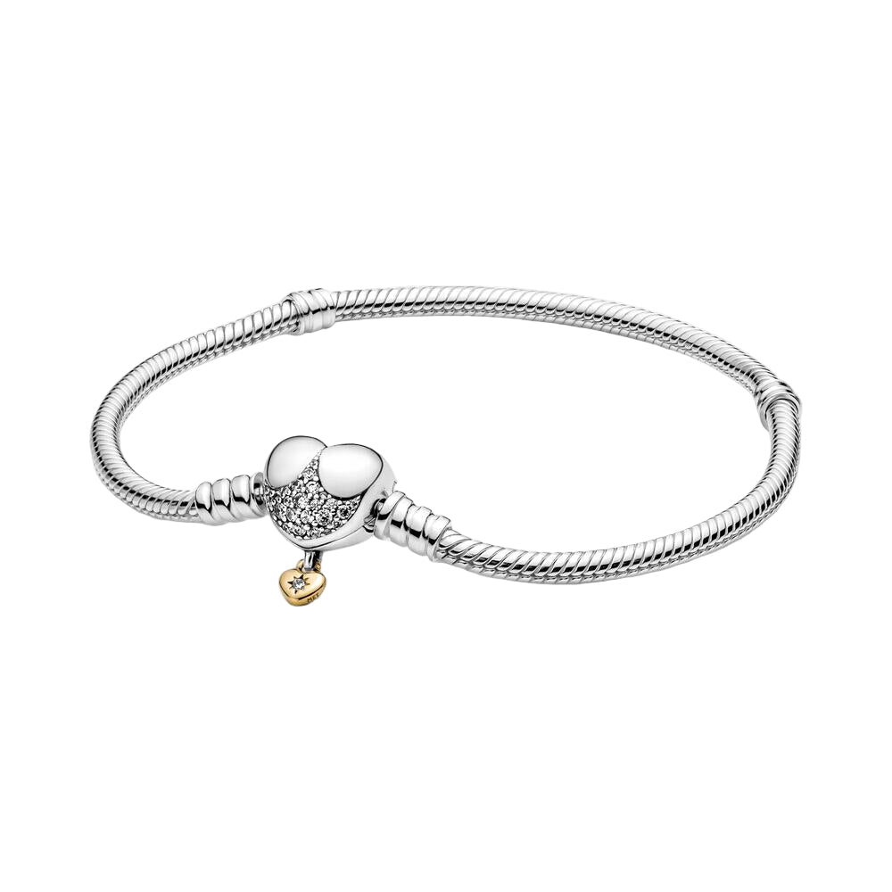 The Royal Heart – Snake Chain Bracelet